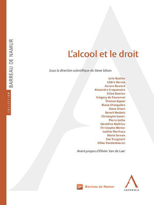 cover image of L'alcool et le droit
